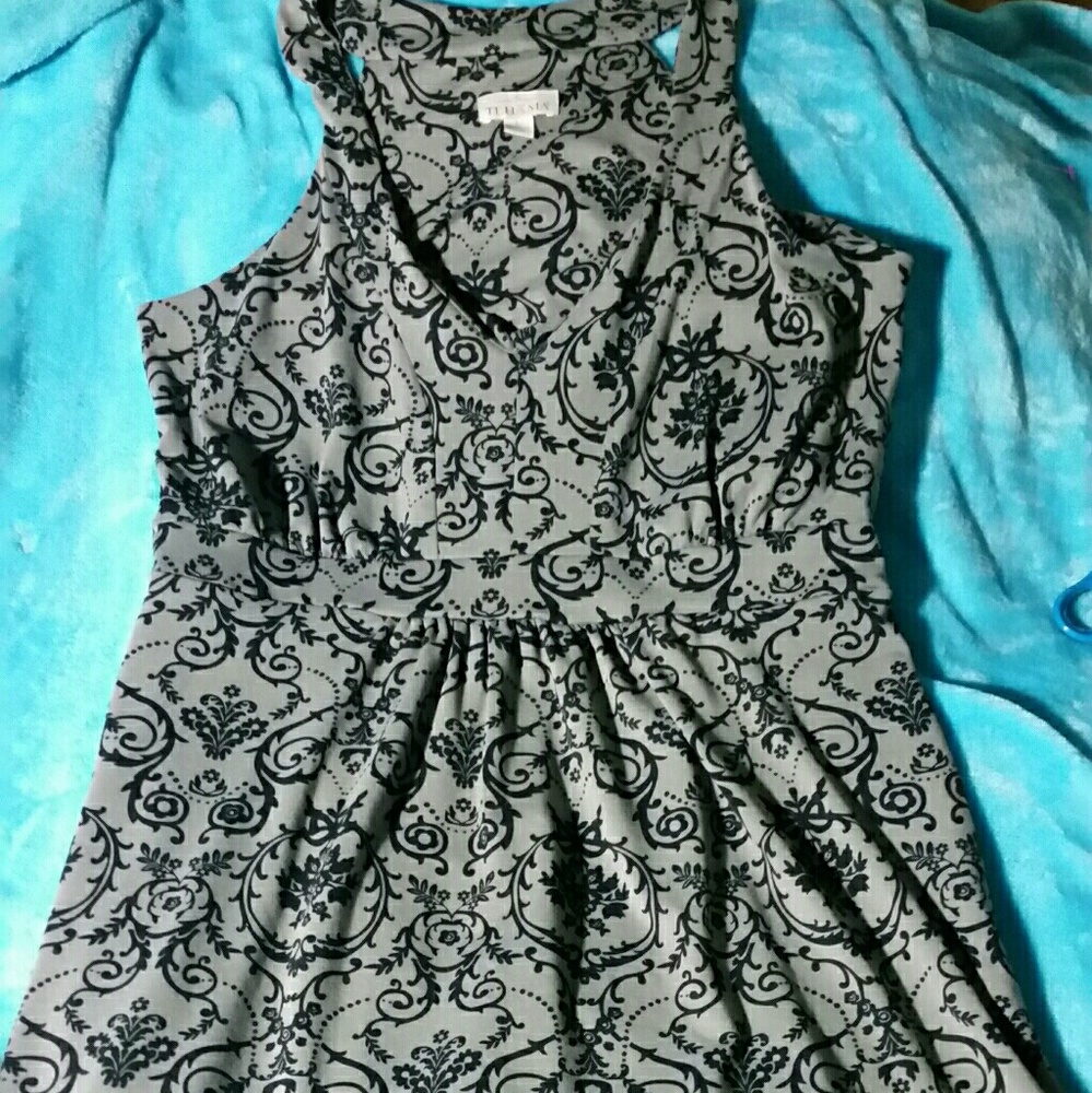 Tehama black and gray athletic dress